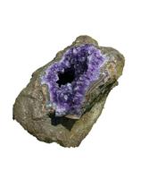 Pedra Geodo Ametista 7,06kg grande violeta para boas energias - USCONNECT