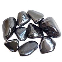 Pedra Hematita Rolada até 2cm Cristal Natural da Proteção Energética, Saúde e Força Pessoal - Hadu Esotéricos e Religiosos