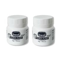 Pedra Hume Ideal Alúmen De Potássio P/ Ferimentos Pote 50g (Kit C/ 2 Unidades) - IDEAL COSMÉTICOS