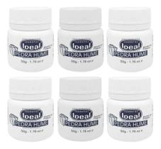 Pedra Hume Ideal Alúmen De Potássio Para Ferimentos 50g - 6 unidades