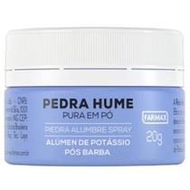 Pedra Hume Pura em Pó 20g Pós Barba Farmax Pedra Hume Pura em Pó 20g Pós Barba Farmax