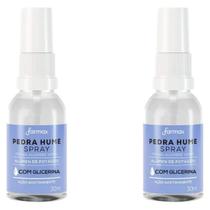 Pedra hume spray com glicerina 30ml farmax com 2und