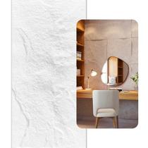Pedra Leve Rocha 3D Cor Branco 1.20m X 0,60m