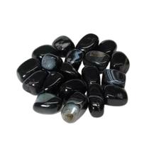 Pedra Natural - Ágata Negra para Proteção e Autoestima Pedra Natural - Ágata Negra para Proteção e Autoestima