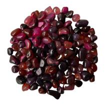 Pedra Natural Ágata Rosa Rolada Polida 1-2cms - 250g