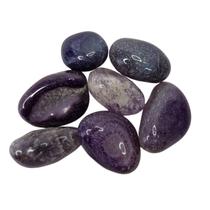 Pedra Natural Ágata Roxa 4 a 6 cm Rolada 500 gramas