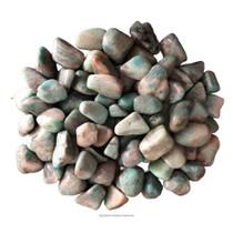 Pedra Natural Amazonita Rolada Polida 2-3cms - 500g Pedra Natural Amazonita Rolada Polida 2-3cms - 500g