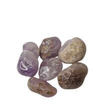 Pedra Natural Ametista 4 a 6 cm Rolada 500 gramas