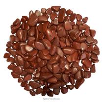 Pedra Natural Jaspe Vermelho Rolada Polida 0,5-1cm - 500g