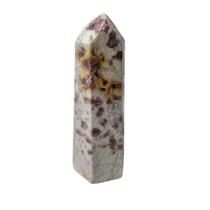 Pedra Natural Obelisco Ponta Turmalina Rosa 200 a 300 g