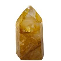 Pedra Natural Ponta De Quartzo Ferruginoso 300 A 400 G