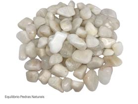 Pedra Natural Quartzo Leitoso Rolada Polida 1-2cms - 250g