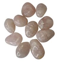 Pedra Natural Quartzo Rosa 4 a 6 cm Rolado 500 gramas