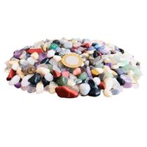 Pedra Natural Sortida Rolada Mista Pequena 0,5-1cm - 250g