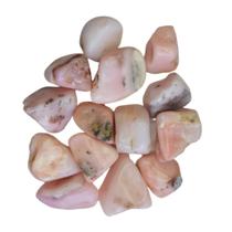 Pedra Opala Rosa Rolada Até 2cm Cristal Natural da Visão Espiritual e para Acalmar Emoções - Hadu Esotéricos e Religiosos