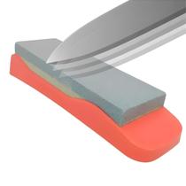 Pedra para Afiar Amolar Faca com Suporte Base Cabo