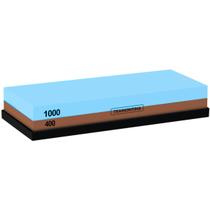 Pedra para Afiar Amolar Faca Dupla Face Granulação 400 e 1000 Profio Tramotina Pedra para Afiar Amolar Faca Dupla Face Granulação 400 e 1000 Profio Tramotina