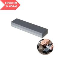 Pedra Para Afiar Amolar Tesouras Facas Dupla Face 15cm
