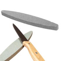 Pedra Para Afiar Faca Dupla Face De Cozinha 23cm Churrasco - SEU LAR