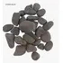 Pedra Preta Seixo Rolada P/ Vasos Jardins Decoração 1kg N1