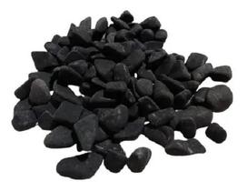Pedra Preta Seixo Rolada P/ Vasos Jardins Decoração 2 Kg N1