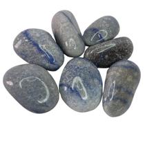 Pedra Quartzo Azul 4 a 6 cm Rolada 250 gramas Natural