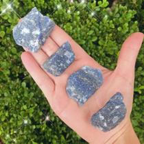 Pedra Quartzo Azul Bruto - Cura e Meditação - Cristal Natural