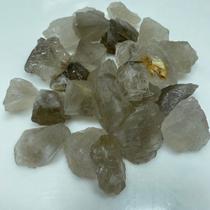 Pedra quartzo fumê bruto pacote com 500g - qualidade A