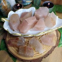Pedra quartzo goiaba bruto 2 a 4 cm - alegria e bem estar - cristal natural Pedra quartzo goiaba bruto 2 a 4 cm - alegria e bem estar - cristal natural