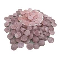 Pedra Quartzo Rosa - Cabochão (14mm / 10 peças) pedras naturais