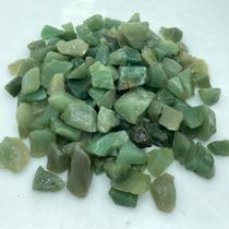 Pedra quartzo verde bruto pacote com 1Kg - qualidade A
