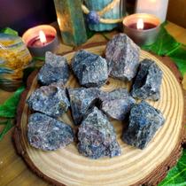 Pedra riolita azul bruta 2 a 4 cm - renovação e força - cristal natural