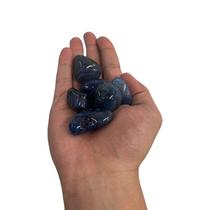 Pedra Rolada Ágata Azul 3 a 4 cm Pacote 200g