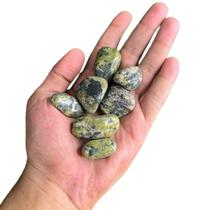 Pedra Rolada Jade Nefrita 2 a 3 cm Pacote 200g - Lua Mística - 100% Original - Loja Oficial