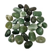 Pedra Rolada Natural 1 Kg Quartzo Verde Grande