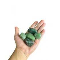 Pedra Rolada Quartzo Verde 2 a 3 cm Pacote 200g