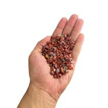 Pedra Roladas Naturais Cascalho Jaspe Pacote 200G