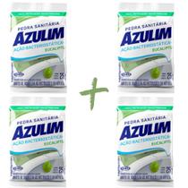 Pedra Sanitária 25g kit 4Unidades Lavanda Floral Jasmim Eucalipto Azulim Limpeza Profunda Pedra Sanitária 25g kit 4Unidades Lavanda Floral Jasmim Eucalipto Azulim Limpeza Profunda