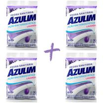 Pedra Sanitária 25g kit 4Unidades Lavanda Floral Jasmim Eucalipto Azulim Limpeza Profunda