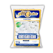 Pedra Seixo Branca Média (5kg) ALL GARDEN Pedra Seixo Branca Média (5kg) ALL GARDEN