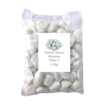 Pedra Seixo Dolomita Branca 1Kg Tipo 1 Bruta Pedra Seixo Dolomita Branca 1Kg Tipo 1 Bruta