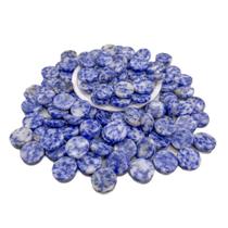 Pedra Sodalita Cabochão (14mm / 10 peças) pedras naturais Pedra Sodalita Cabochão (14mm / 10 peças) pedras naturais