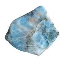 Pedra Unitária Larimar Bruta Cristal Natural PP - Mandala de Luz