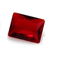 Pedra Zircônia Retangular Rubi Vermelho 8 mm x 6 mm Para Anel, Brincos, Pingente Unidade Pedra Zircônia Retangular Rubi Vermelho 8 mm x 6 mm Para Anel, Brincos, Pingente Unidade