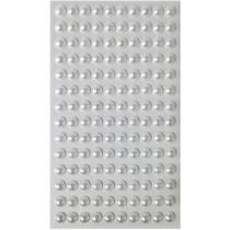 Pedraria 1/2 Pérola 8MM Branca Adesiva - Pacote com 12 Unidades Pedraria 1/2 Pérola 8MM Branca Adesiva - Pacote com 12 Unidades