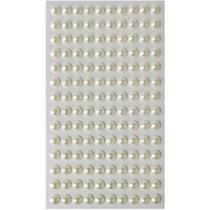 Pedraria 1/2 Pérola 8MM Pérola Adesiva Pacote com 12 Pedraria 1/2 Pérola 8MM Pérola Adesiva Pacote com 12