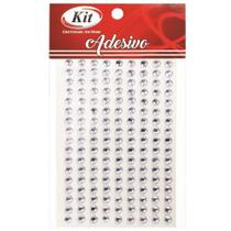 Pedraria Adesivo STRASS 4MM Cristal - Pacote com 20 Unidades