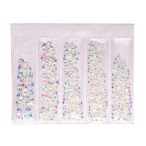 Pedras Decoração Unhas Gel Fibra Nail Art Strass Manicure