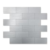 Peel and Stick Tile Backsplash Revatile, 12 x 12 cm, PVC, pacote com 10 Peel and Stick Tile Backsplash Revatile, 12 x 12 cm, PVC, pacote com 10