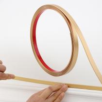 Peel and Stick Wall & Molding Trim Taaizau Matte Gold PVC